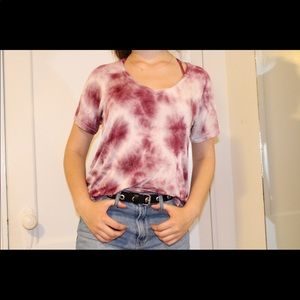 Pink/purple tie dye T-shirt